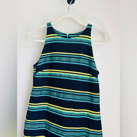 Vineyard Vines Deep Bay Striped Jacquard Shift Dress - Size 4 - Picture 5 of 12